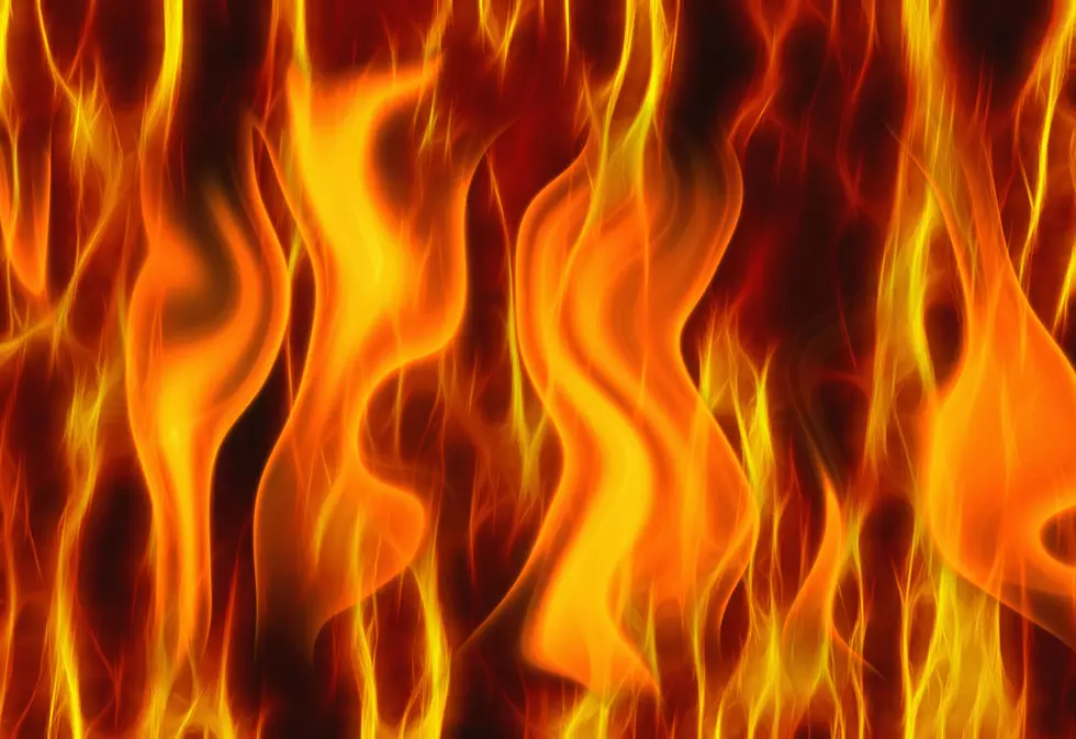 Jim’s Auto & Truck Recycling In Attica On Fire